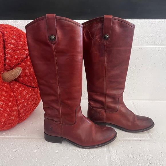 Frye Shoes - Frye Melissa Button Knee-high Boot - Size 6 - Cognac